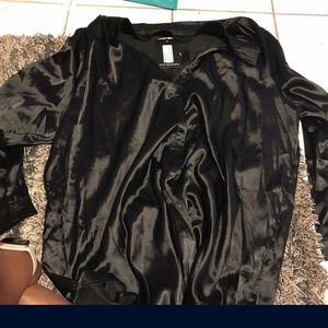 Cute silk shirt dress
